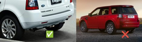 Land Rover Freelander II 2006–2014 Stænklapper Premium (4 stk.) foto 3