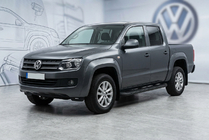 Volkswagen Amarok 2010–2022 Sidetrin Tayga Black (2 stk., aluminium) foto 1