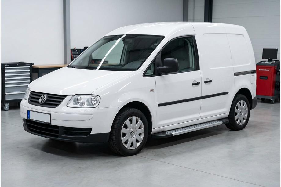Volkswagen Caddy 2004–2010 Sidetrin New Vision Grey (2 stk., aluminium) Image