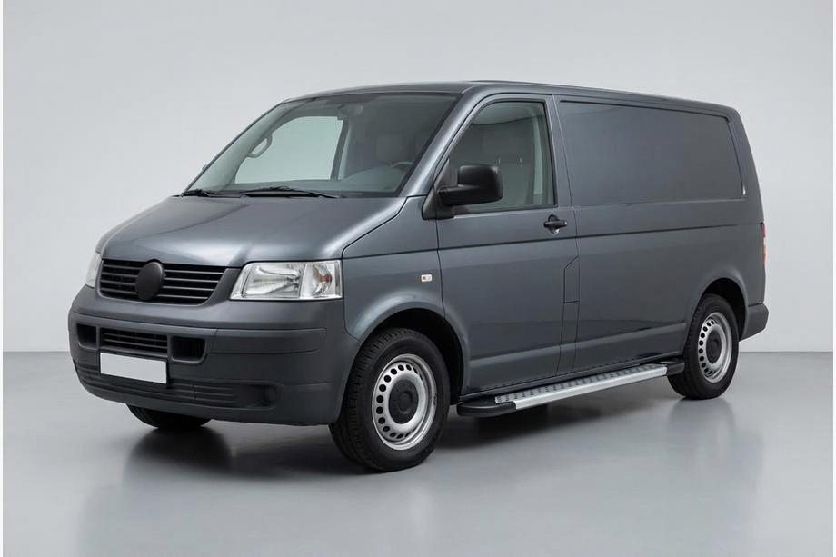 Volkswagen T5 Transporter 2003–2010 Sidetrin New Vision Grey (2 stk., aluminium) Kort akselafstand Image