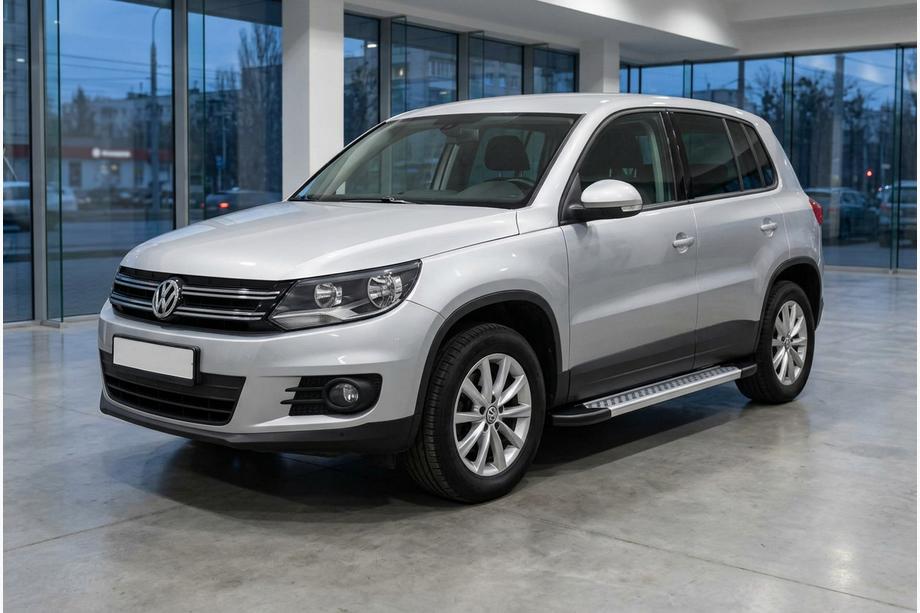 Volkswagen Tiguan 2007–2016 Sidetrin New Vision Grey (2 stk., aluminium) Image