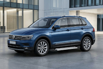Volkswagen Tiguan 2016–2023 Sidetrin New Vision Grey (2 stk., aluminium) foto 1