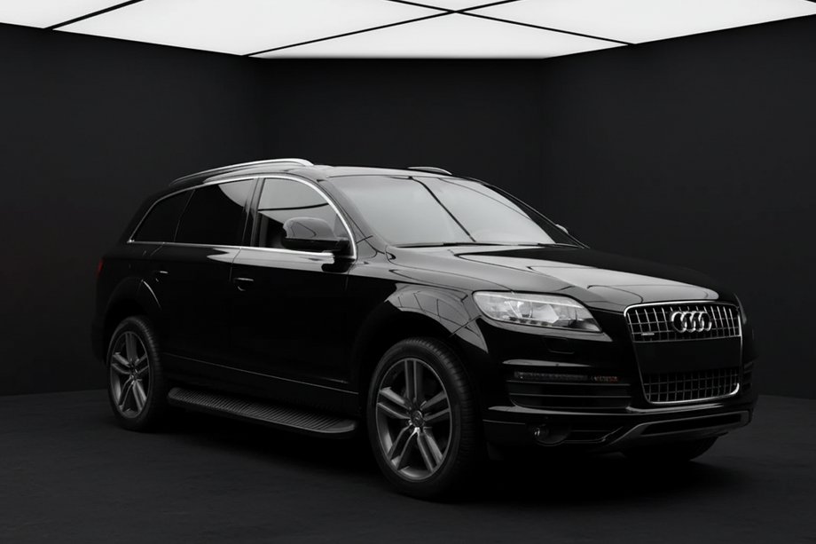 Audi Q7 2005–2015 Sidetrin Tayga Black (2 stk., aluminium) Image