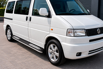 Volkswagen T4 Transporter 1990–2003 Sidetrin Tayga V2 (2 stk., aluminium) foto 1