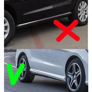 Forreste stænklapper til ML/GLE W166 uden sidetrin (AMG-tærskler) foto 2