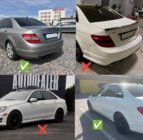 Mercedes C-class W204 2007–2015 Stænklapper Premium 2007-2011 (4 stk) foto 2