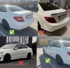 Mercedes C-class W204 2007–2015 Originale stænklapper Premium 2011-2014 (4 stk.) foto 3