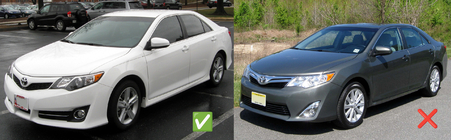 Toyota Camry 2011–2017 Premium stænklapper (til USA SE, 2011-2014, 4 stk.) foto 4