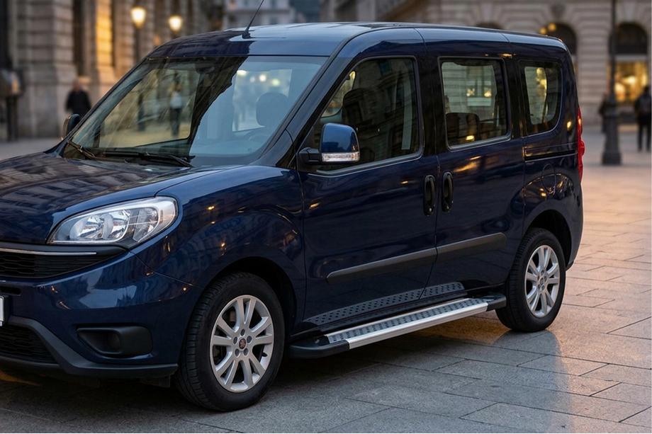 Opel Combo 2012–2018 Sidetrin New Vision Grey (2 stk., aluminium) Image