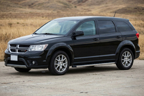 Dodge Journey 2008–2020 BlackLine sidetrin (2 stk., aluminium) foto 1