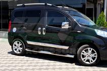 Fiat Fiorino/Qubo 2008–2024 Dørlister (4 stk., rustfrit stål) OmsaLine - italiensk rustfrit stål foto 7