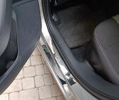 Skoda Octavia III A7 2013–2019 Carmos V1 dørtrinslister (8 stk., rustfrit stål) foto 9