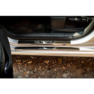 Carmos V1 dørtrinslister (8 stk., rustfrit stål) Skoda Octavia III A7 2013–2019 foto 2