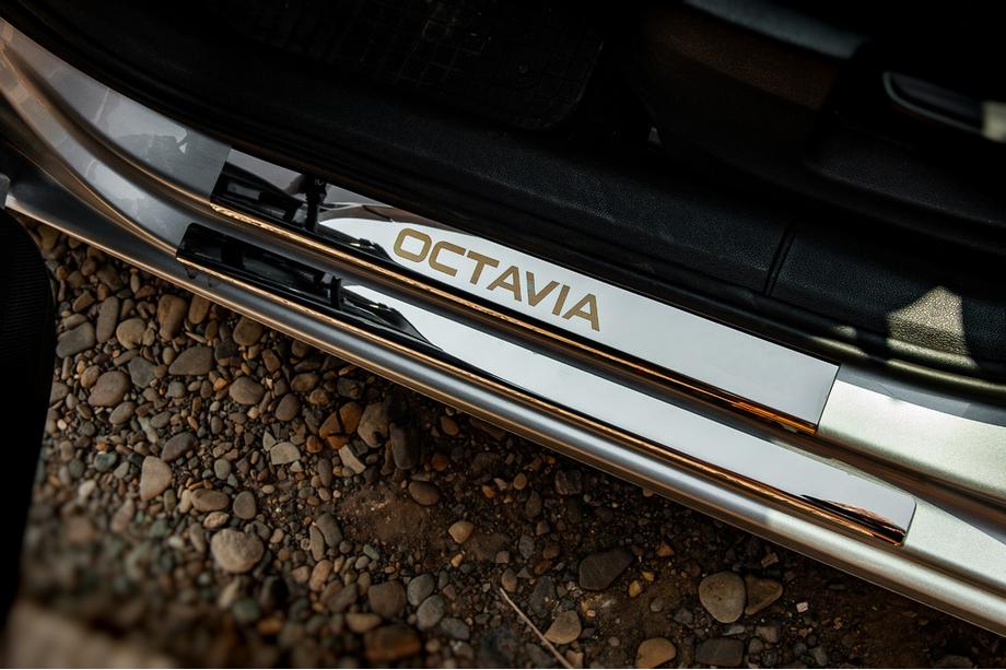 Skoda Octavia III A7 2013–2019 Carmos V1 dørtrinslister (8 stk., rustfrit stål) Image