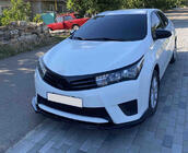 Toyota Corolla 2013–2019 Front kofanger læbe (sort) foto 1