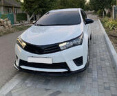 Toyota Corolla 2013–2019 Front kofanger læbe (sort) foto 3