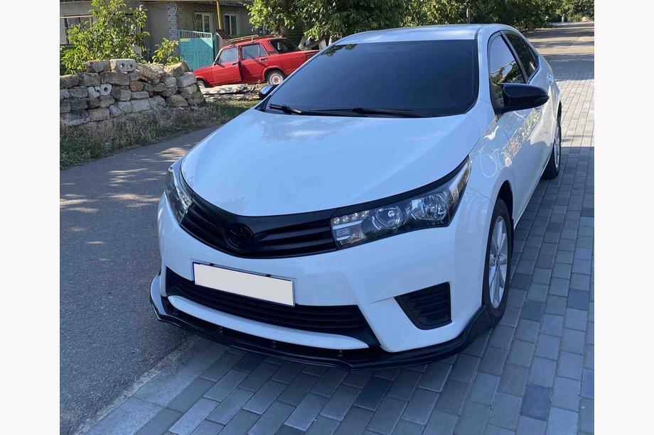 Toyota Corolla 2013–2019 Front kofanger læbe (sort) Image
