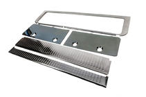 Toyota Land Cruiser 200 2007–2021 Sæt indsatslister (mørk børstet aluminium) foto 6