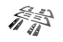 Toyota Land Cruiser 200 2007–2021 Sæt indsatslister (mørk børstet aluminium) foto 10