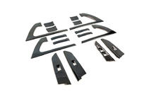 Toyota Land Cruiser 200 2007–2021 Sæt indsatslister (mørk børstet aluminium) foto 11