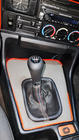 BMW 5-serie E34 1988–1995 OEM gearknop (kunstlæder, sort glat) foto 5