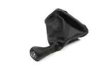 BMW 5-serie E39 1996–2003 Gearmanchet + gearknop OEM (kunstlæder) foto 8