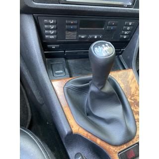 Gearmanchet + gearknop OEM (kunstlæder) BMW 5-serie E39 1996–2003 foto 4