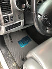 Toyota Sequoia 2007–2022 Polyurethan-måtter, 3 rækker (EVA, sorte) foto 6