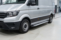 Volkswagen Crafter 2016– Sidetrin Allmond Grey (2 stk., aluminium) Mellem akselafstand foto 1