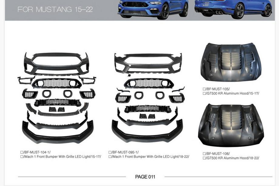 Ford Mustang 2015–2023 Bodykit-sæt Image