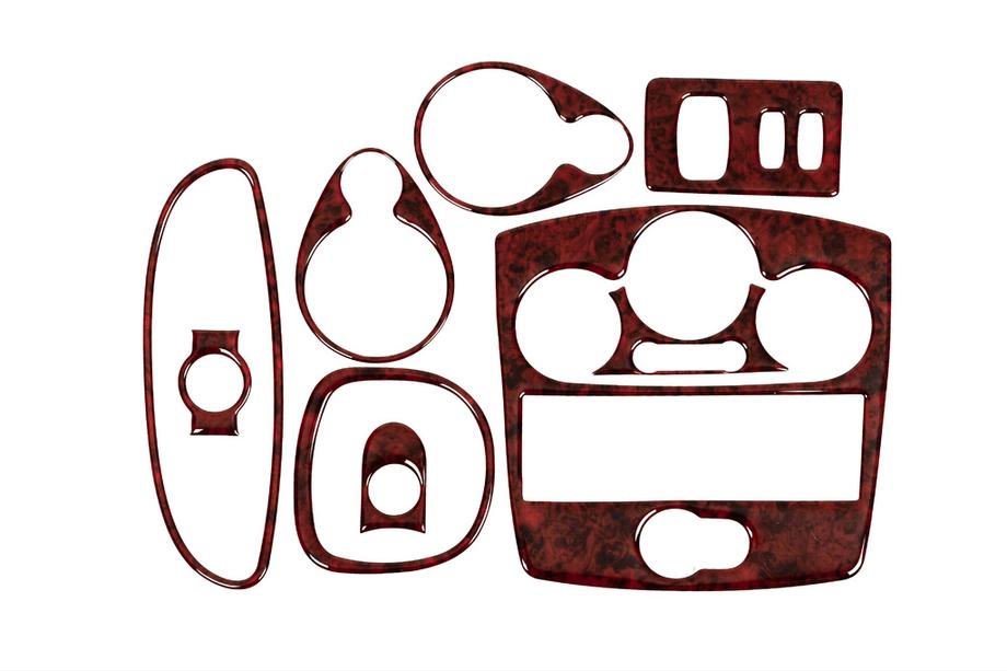 Renault Clio III 2005–2012 Instrumentbordslister 2005-2008 Carbon-look Image