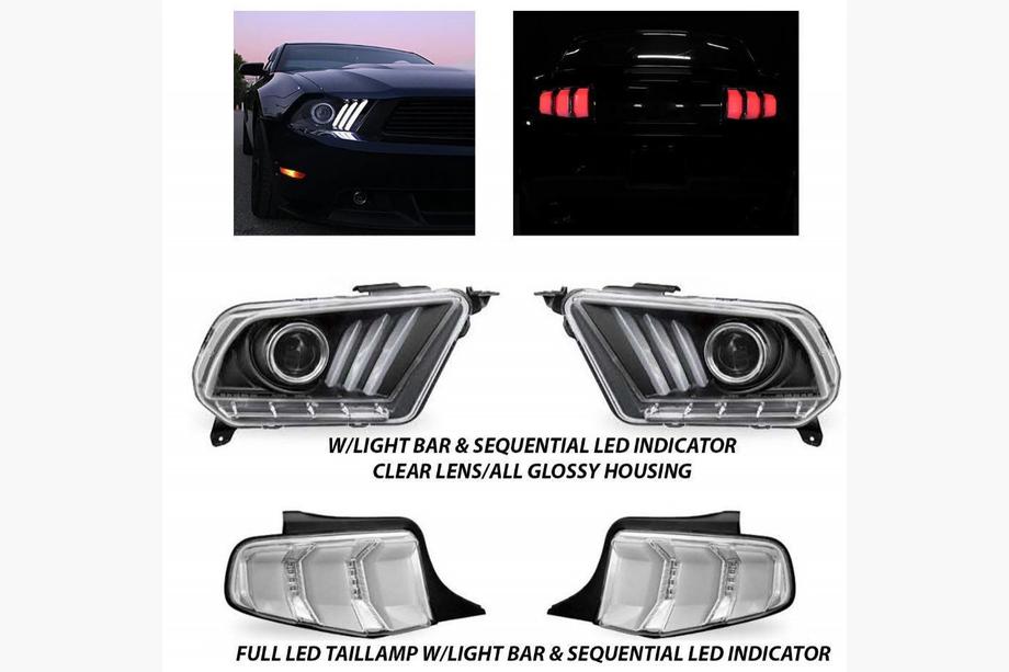 Ford Mustang 2015–2023 Forlygter (2 stk., 2010-2015) Foto 2