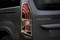 Peugeot Partner/Rifter 2019– Krom baglygterammer (2 stk., ABS) foto 1