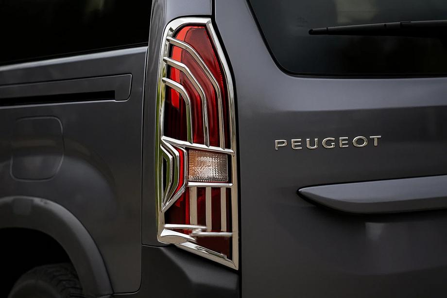 Peugeot Partner/Rifter 2019– Krom baglygterammer (2 stk., ABS) Image