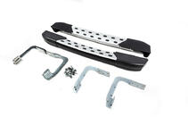 Mercedes Sprinter W906 2006–2018 DOT-Line sidetrin bag hjulet (2 stk., aluminium) Lang foto 2