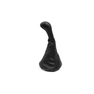 Universel gearmanchet med gearknop (sort, læder) foto 2