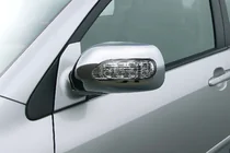 Toyota Corolla 2002–2007 Krom spejlkåber til LED (2002-2005, 2 stk., plast) foto 1