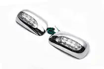 Toyota Corolla 2002–2007 Krom spejlkåber til LED (2002-2005, 2 stk., plast) foto 4