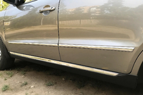 Hyundai Santa Fe 2 2006–2012 Dørlister (4 stk., rustfrit stål) foto 2