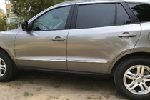 Hyundai Santa Fe 2 2006–2012 Dørlister (4 stk., rustfrit stål) foto 1