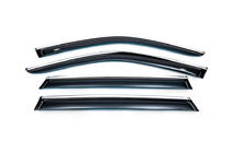 BMW X5 E70 2007–2013 Vindafvisere med kromliste (4 stk., HIC) foto 1