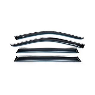 Vindafvisere med kromliste (4 stk., HIC) BMW X5 E70 2007–2013 foto 1