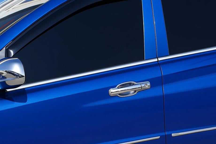 SsangYong Action 2005–2018 Kromlister til sideruder PickUp (4 stk., rustfrit stål) Image
