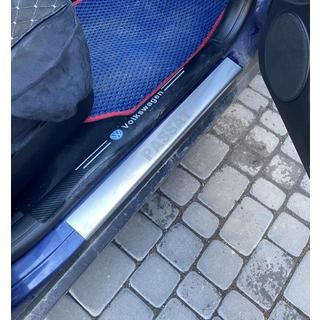 Dørtrinslister Carmos (4 stk., rustfrit stål) Volkswagen Passat B5 1997–2005 foto 2