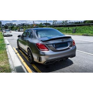 Bodykit-sæt med komplet bagkofanger (Black Mamba C63GT-design) foto 4