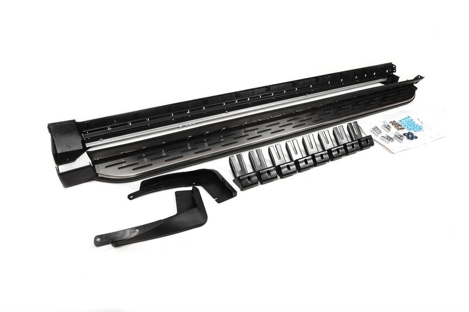 Hyundai Palisade 2018–2025 OEM sidetrin (2 stk., aluminium + plast) Image