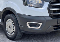 Ford Transit 2014– Krom tågelygte-rammer 2019+ (2 stk., rustfrit stål) foto 1