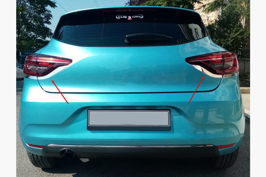 Renault Clio V 2019– Baglygterammer i rustfrit stål (2 stk.) Image