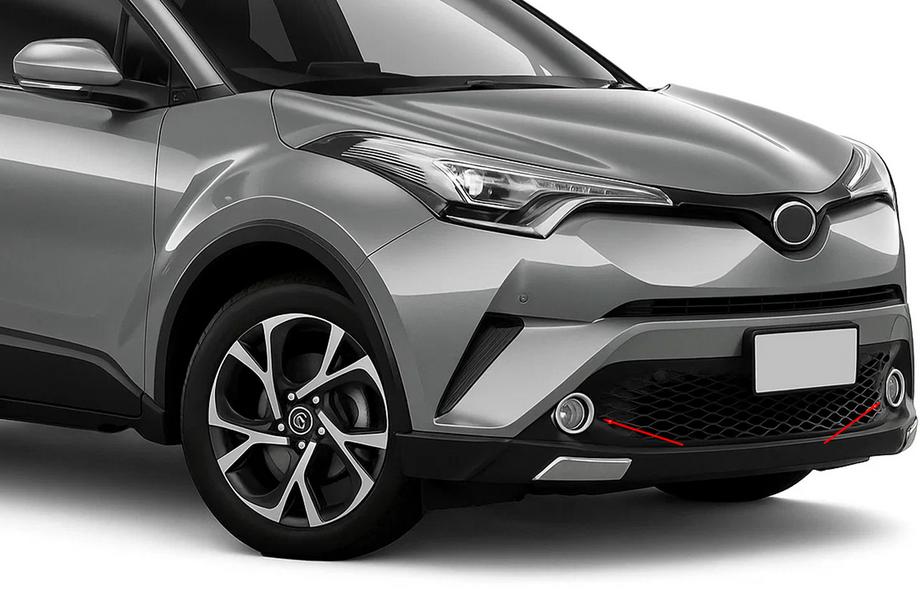 Toyota C-HR 2016–2023 Kromrammer til tågelygter (2 stk., rustfrit stål) Image