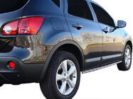 Nissan Qashqai 2010–2014 Dobbelte sidebars (2 stk., rustfrit stål) foto 2